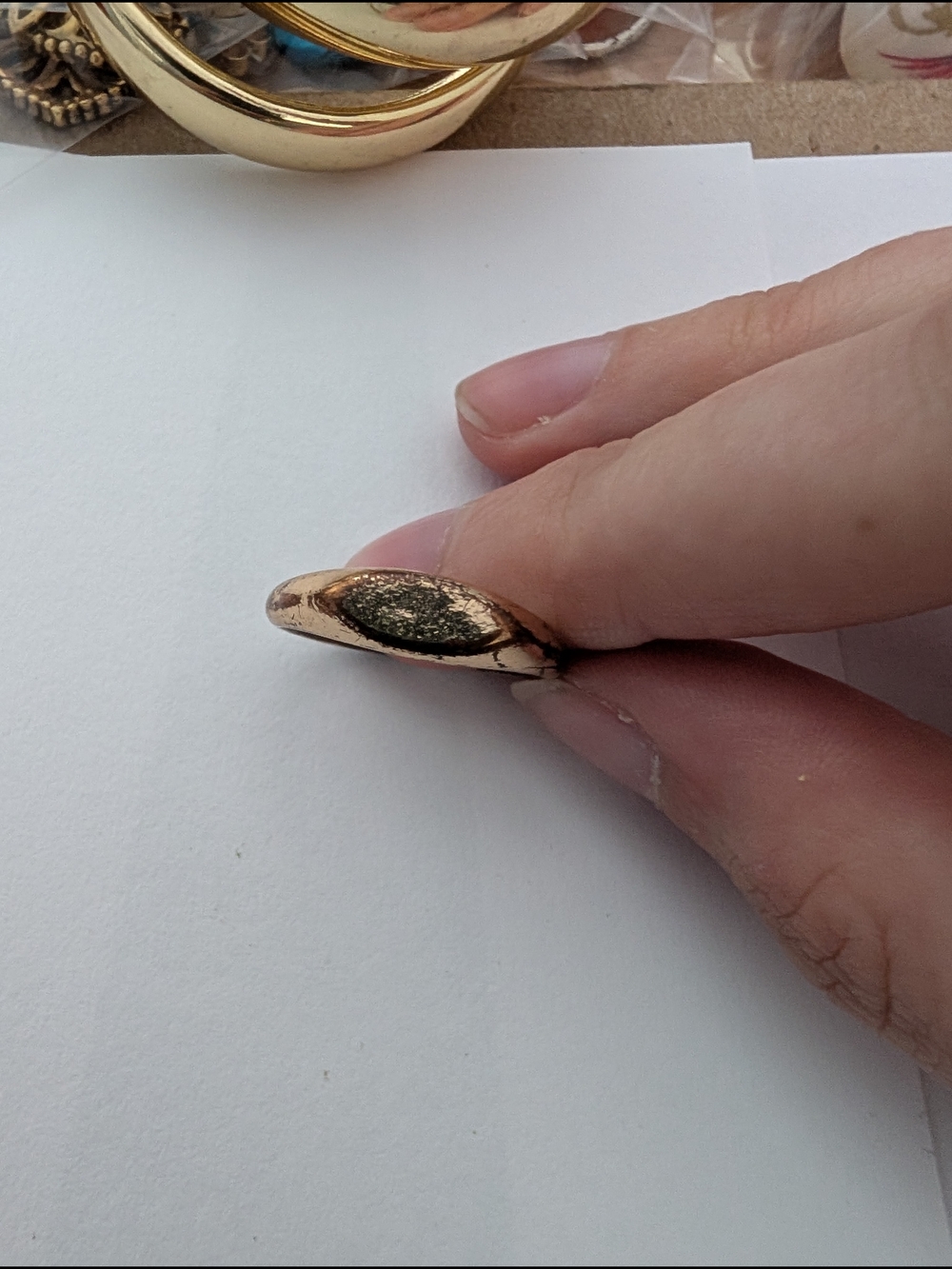Gold-Tone Base Ring